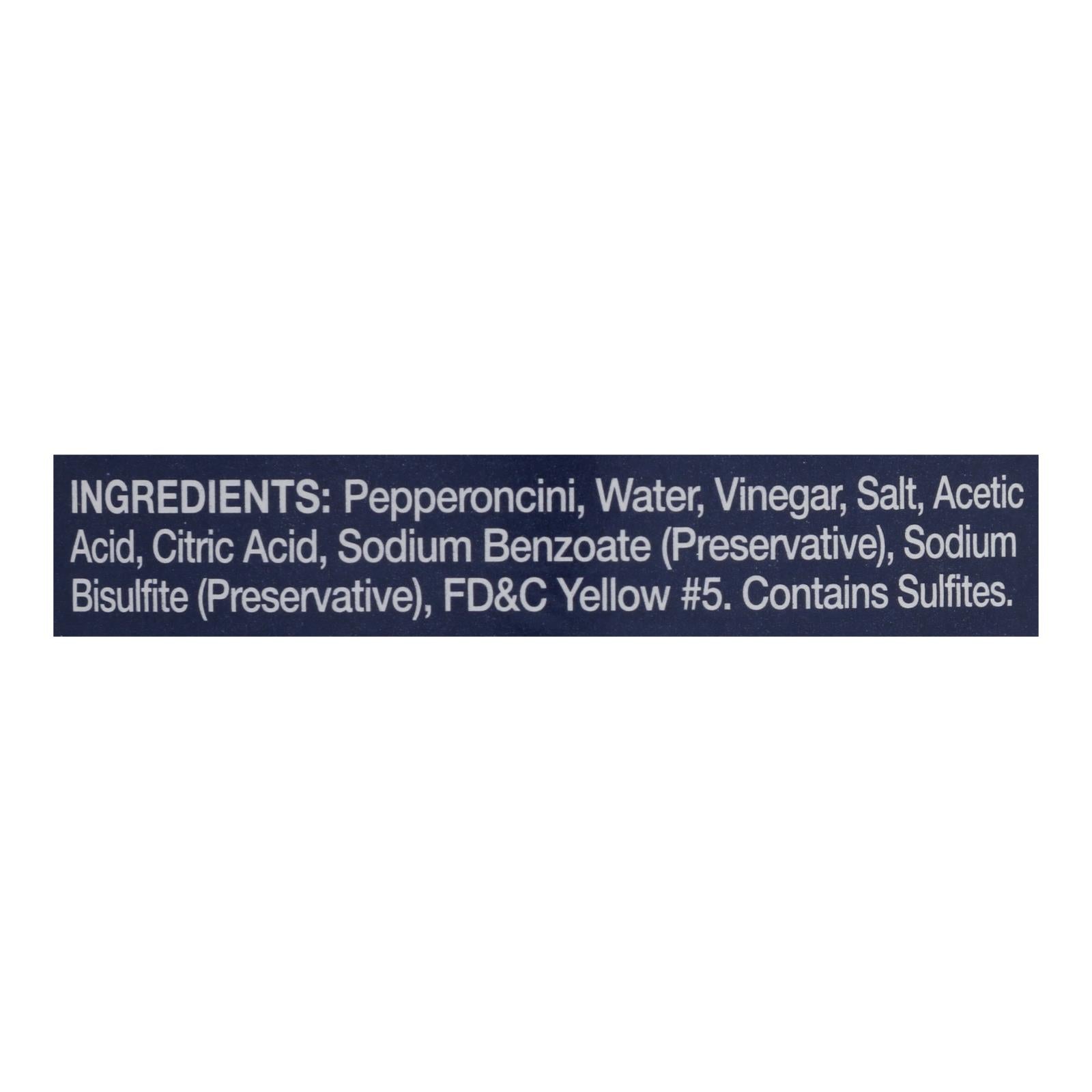 Delallo Pepperoncini – 25.5 oz (Pack of 6) – Zesty Gourmet Pickled Peppers