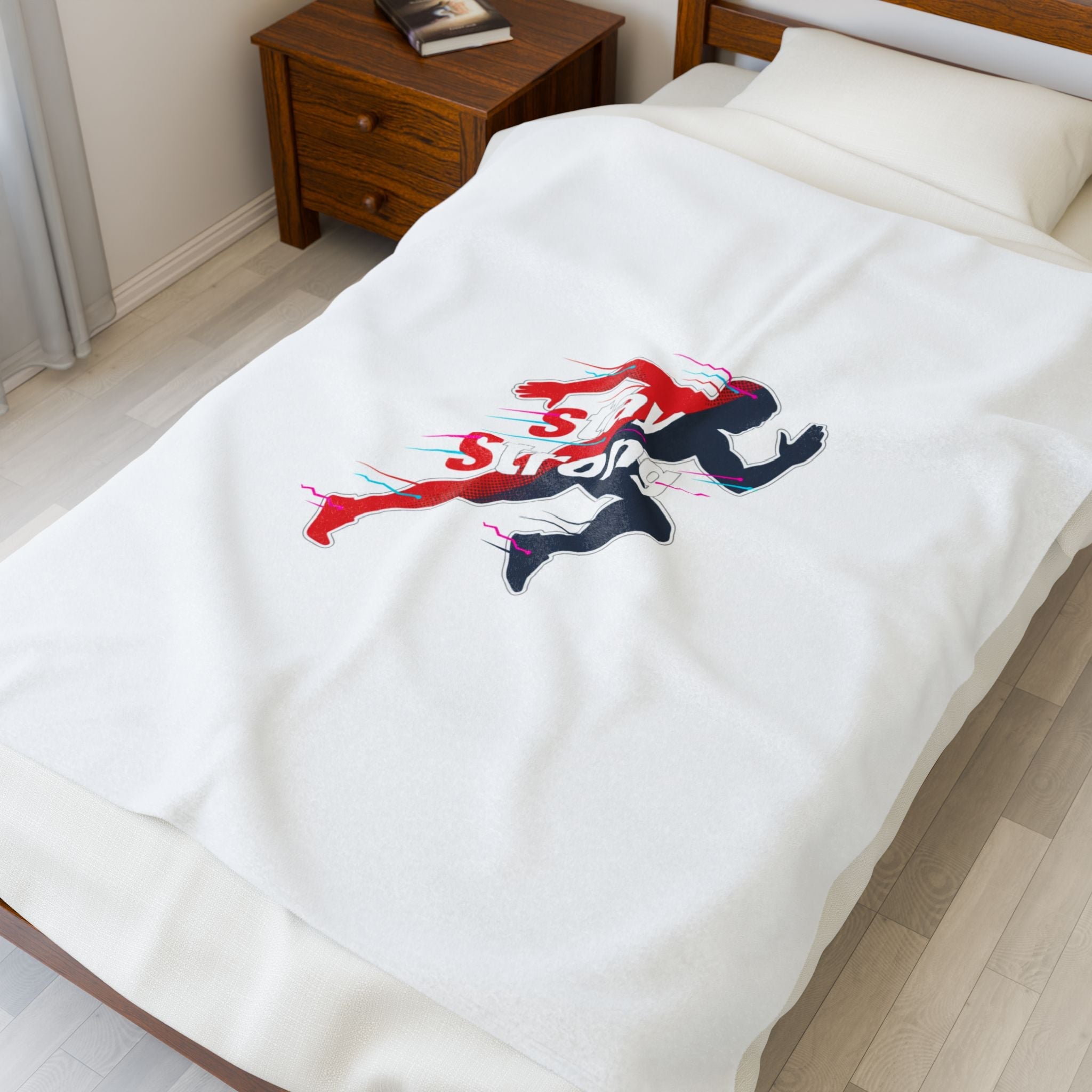 Stay Strong Runner Blanket | fitness motivation, gym mantra