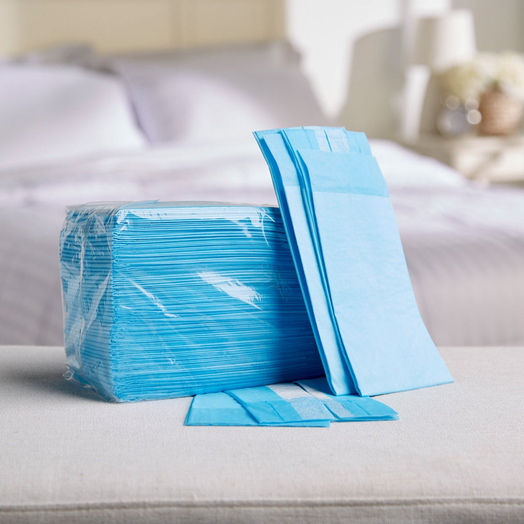 McKesson Blue Nonsterile Procedure Underpad, 12 x 17 Inch 16-16653