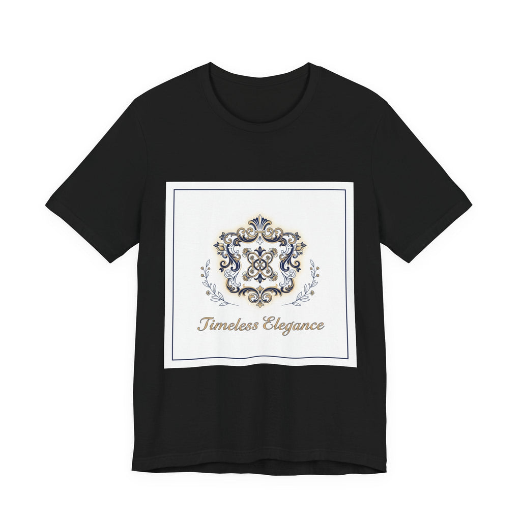 Ornate Brooch Emblem Tee | baroque print tee, vintage emblem shirt