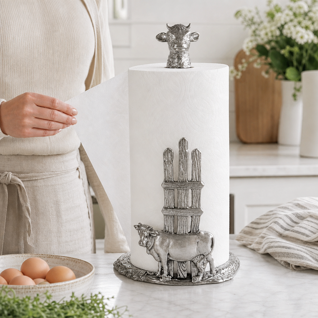 Cow Paper Towel Holder