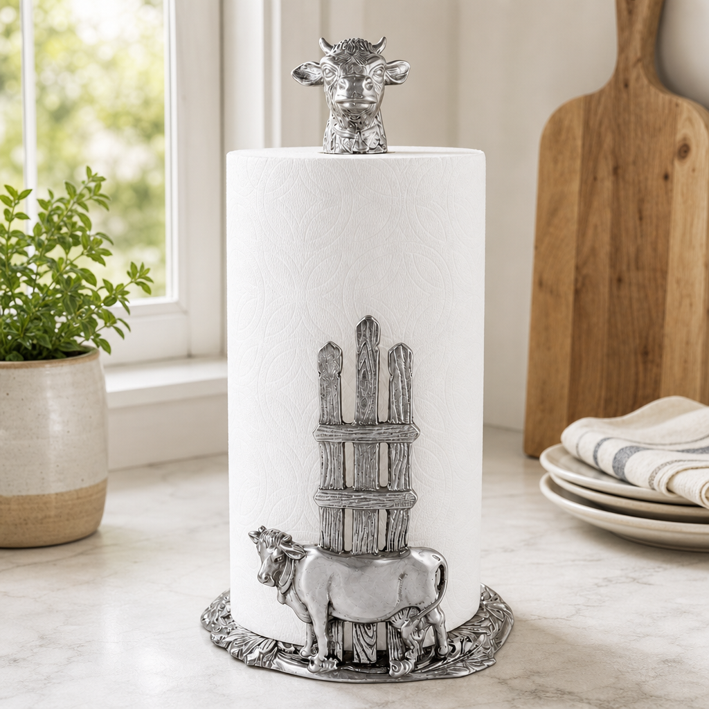 Cow Paper Towel Holder