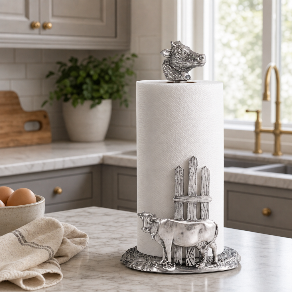 Cow Paper Towel Holder