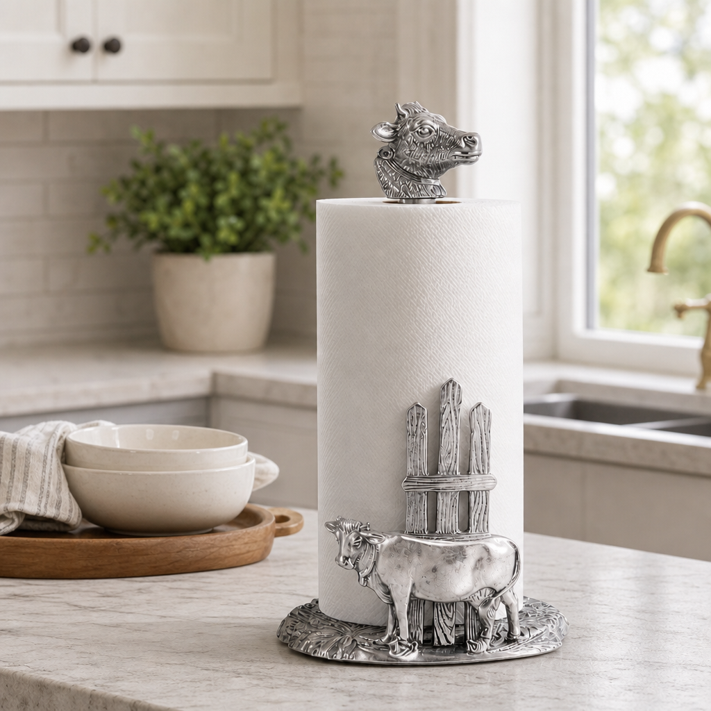 Cow Paper Towel Holder