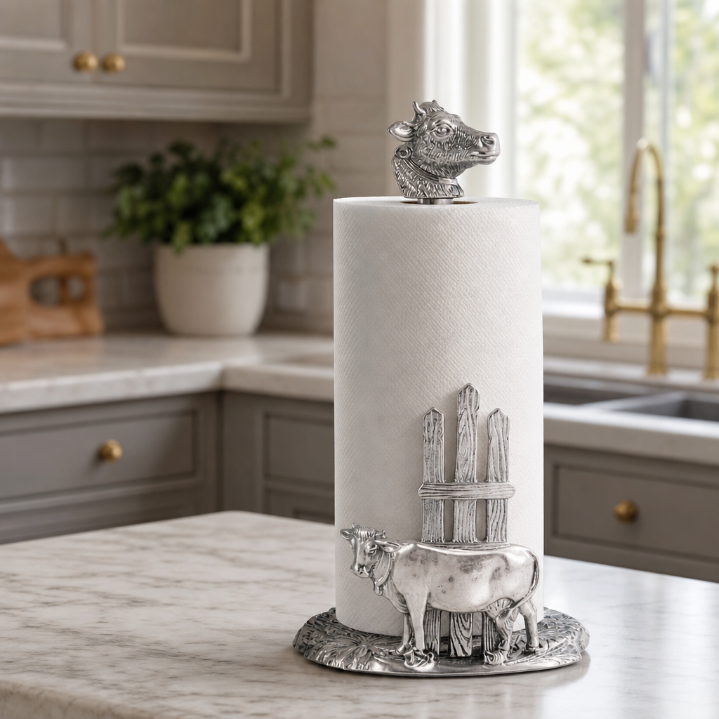 Cow Paper Towel Holder