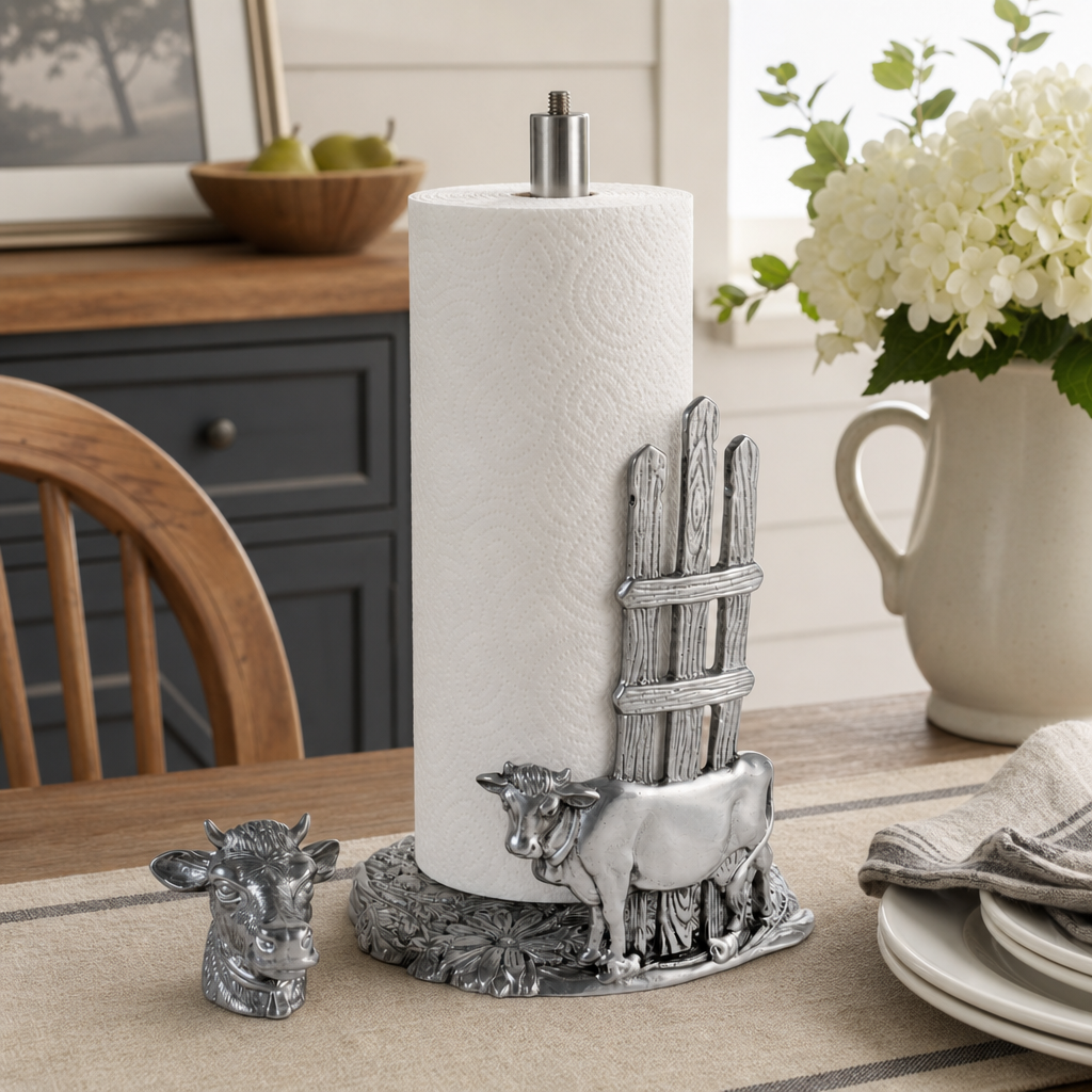 Cow Paper Towel Holder