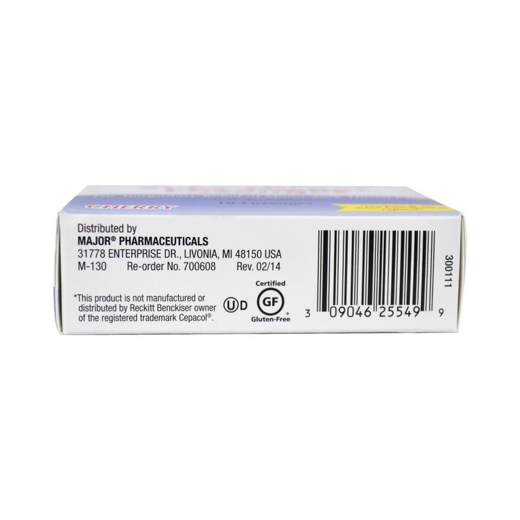 Major® Benzocaine / Menthol Sore Throat Relief 00904625549