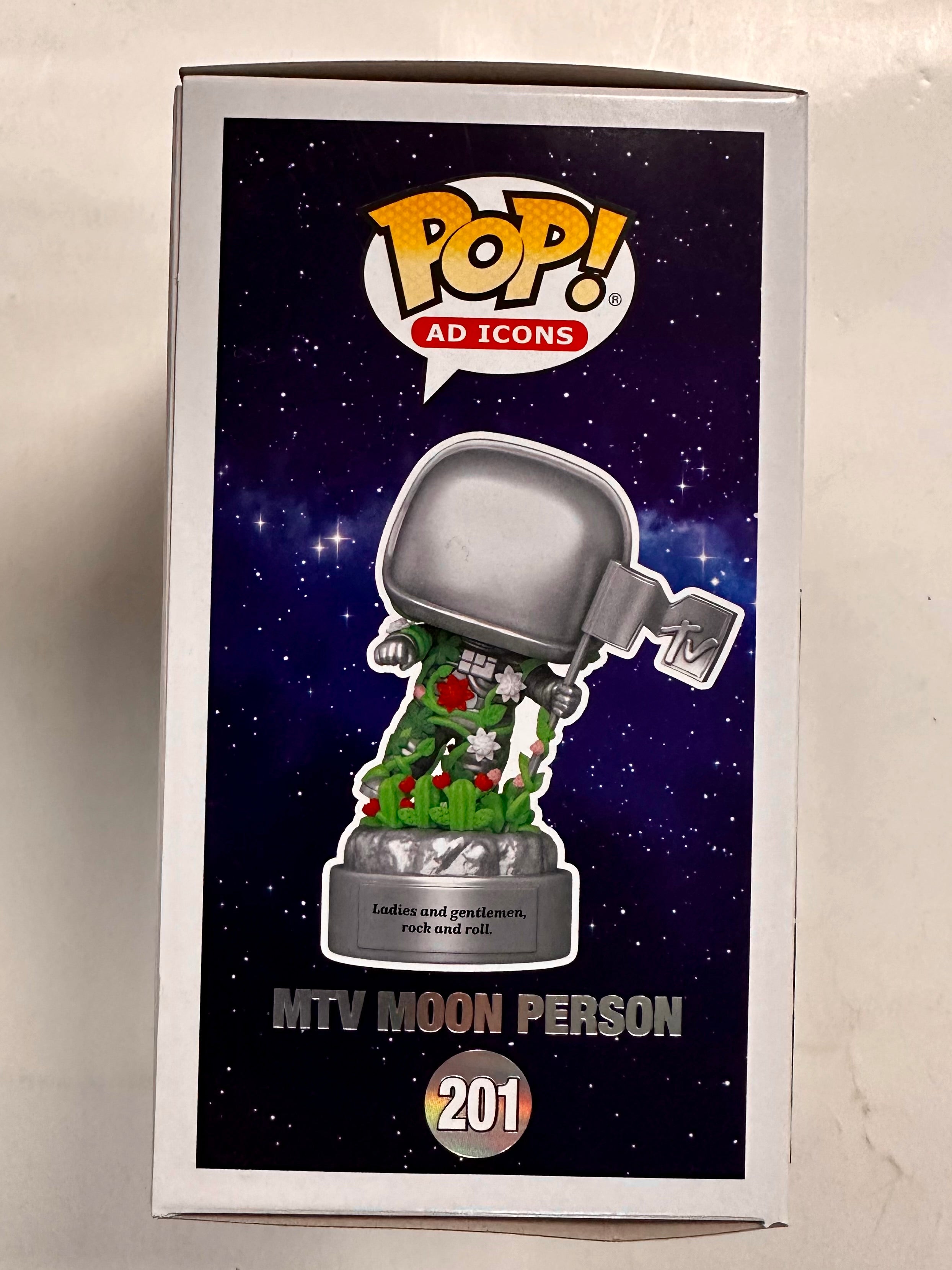 Asher Roth Signed MTV Moon Man Funko Pop! #201 With JSA COA I Love College
