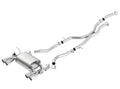 Borla 2015 BMW M3/M4 3.0L SS S-Type w/ Valves Dual Rd Rolled Angle Cut Split Rear Exit Catback Exht 140600