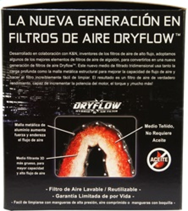 AEM Induction AEM DryFlow Air Filter AIR FILTER KIT 2.75in X 5in DRYFLOW- W/HOLE 21-202D-HK