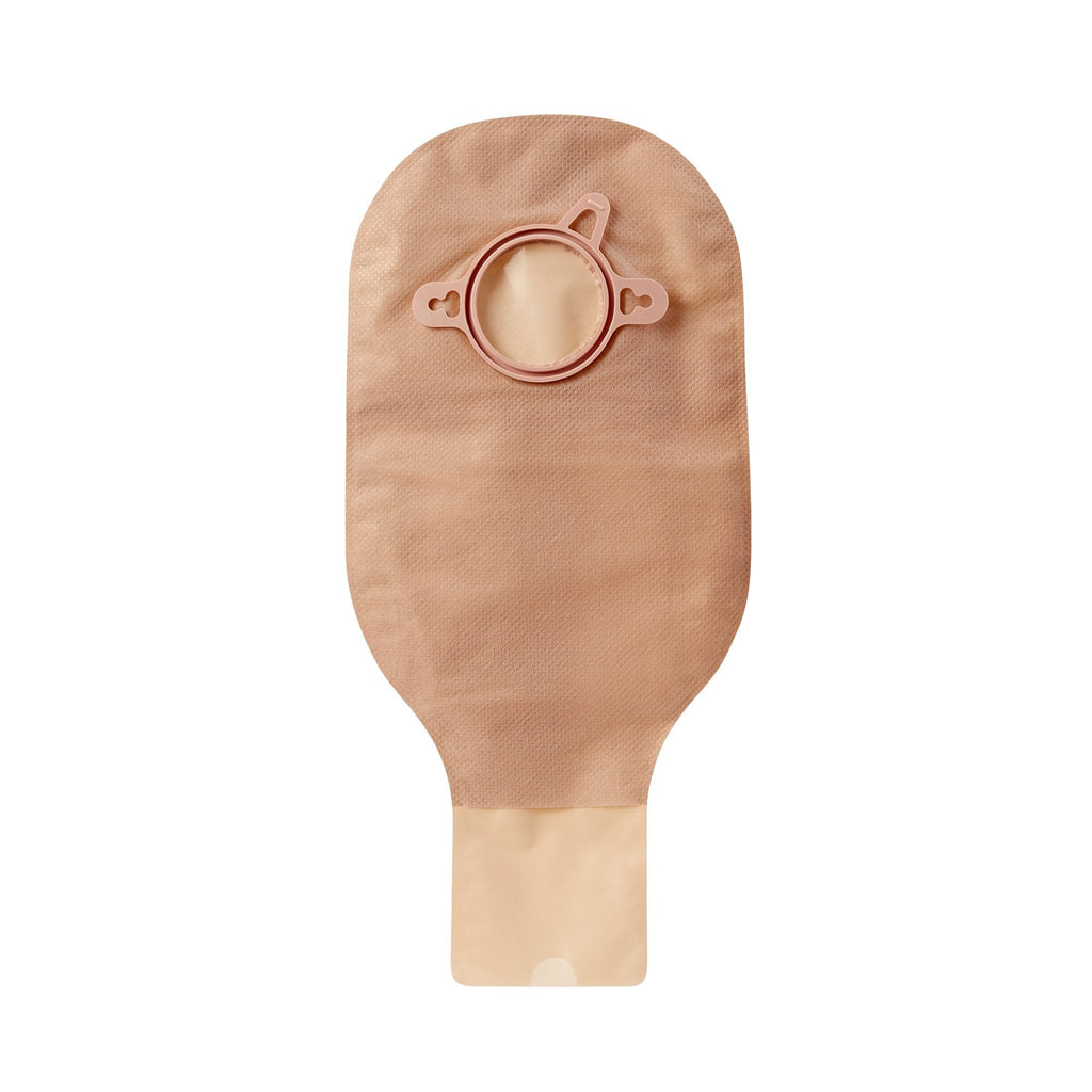 New Image™ 18122 Beige Colostomy Pouch, Pre-cut to Fit 44 mm Stomas, Green Match 18122