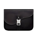 Dior Saddle A4 Pouch Black Grained Calfskin