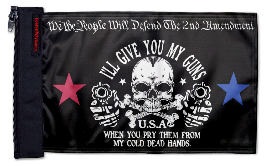 2A We The People 12"x18" Forever Wave Flag