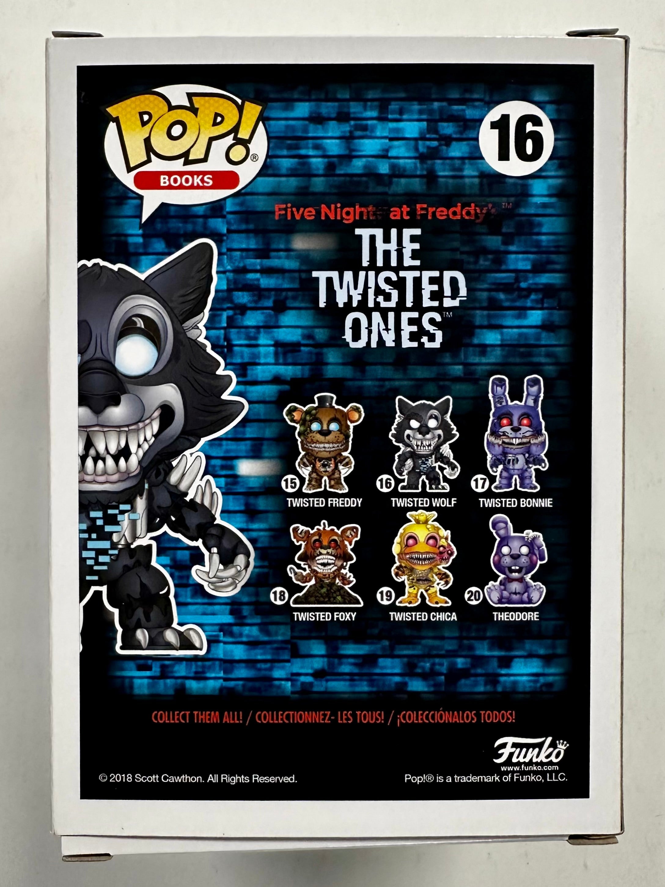 Funko Pop! Books Twisted Wolf #16 Five Nights At Freddy’s 2018 The Twisted Ones