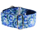 Navy Tie-Dye Elite Velvet Dog Collar