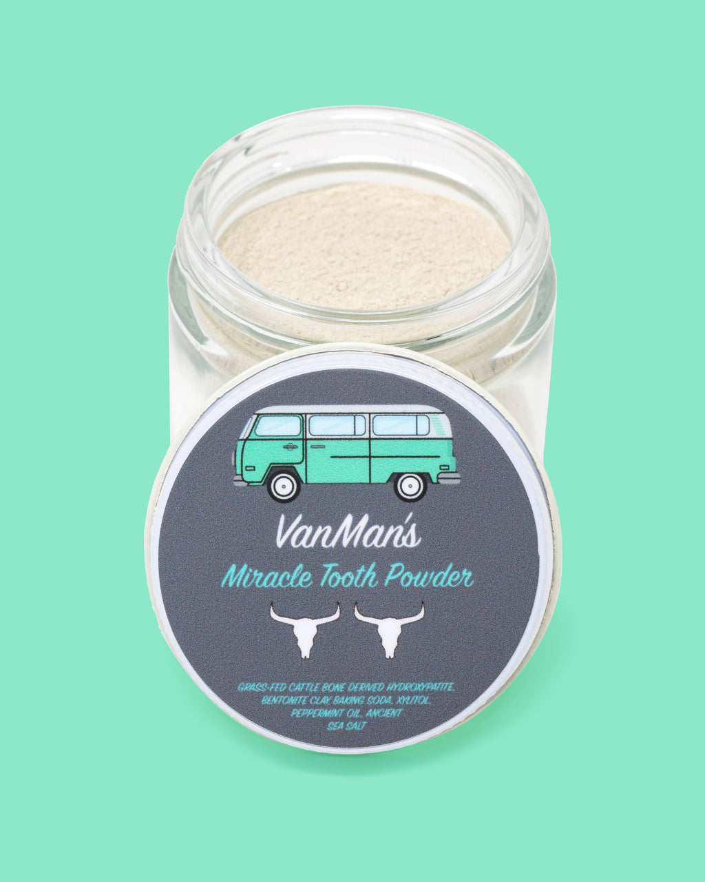 VanMan's Miracle Tooth Powder - Mint-Bone 2 oz