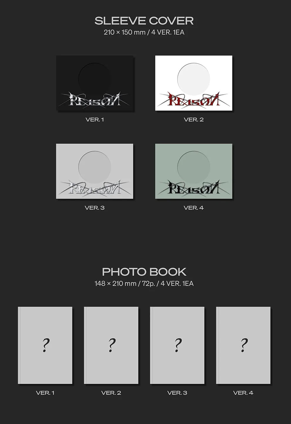 MONSTA X 12Th Mini Album - Reason