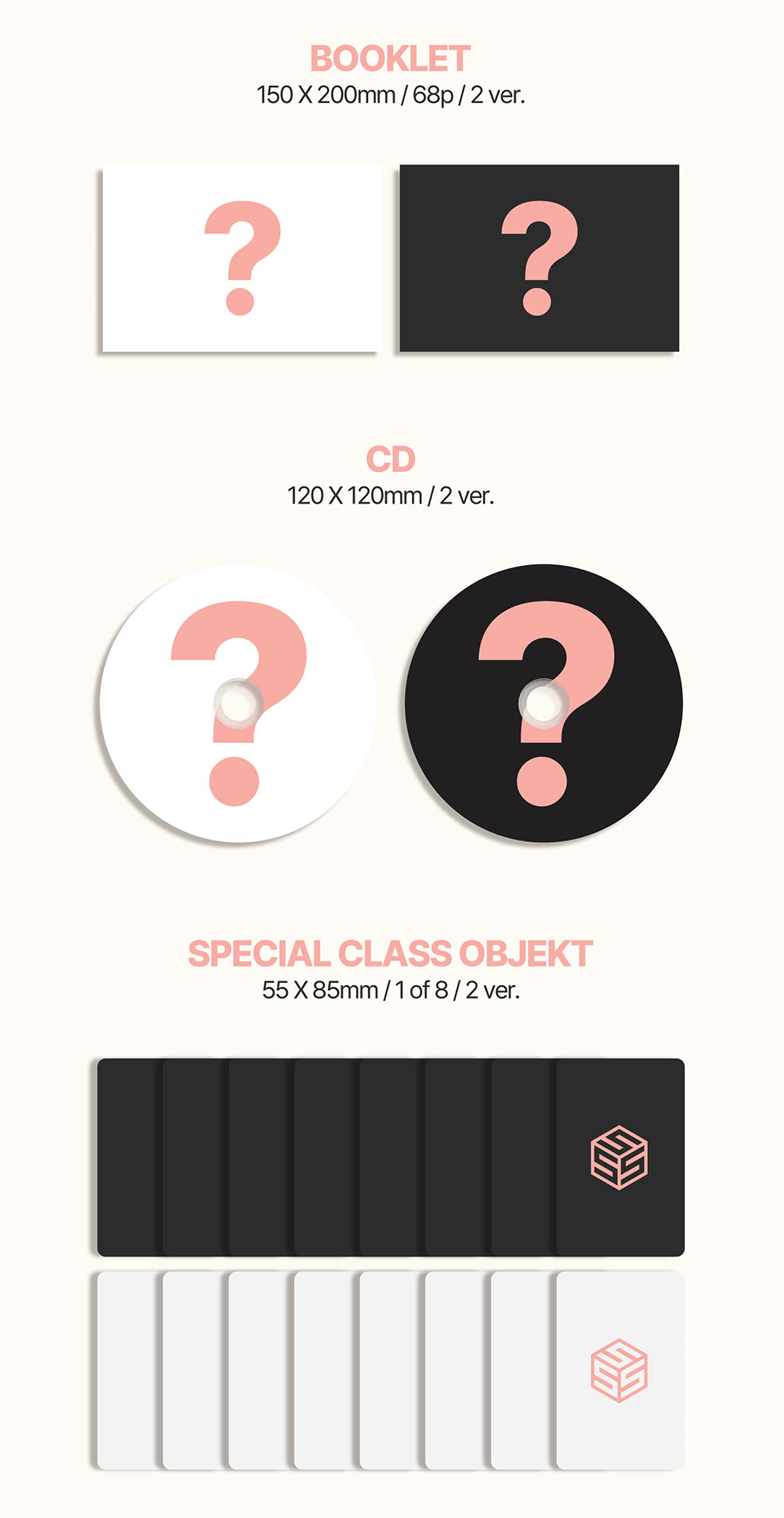 Triples Mini Album - Krystal Eyes Aesthetic