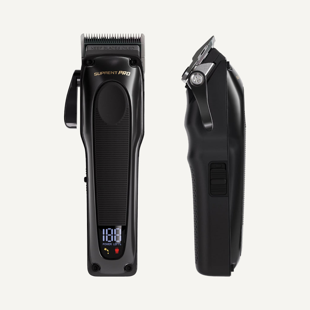 The Black Obsidian Professional Clipper and Trimmer Set - HC776BX