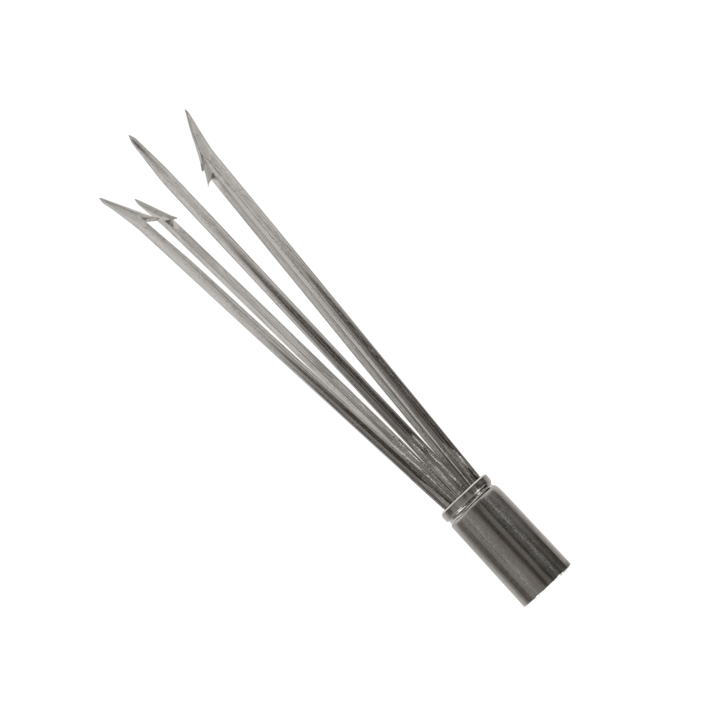 Spearfishing Lionfish 6" Pole Spear Tip 5 Prong Paralyzer w/ Barbs, 6mm