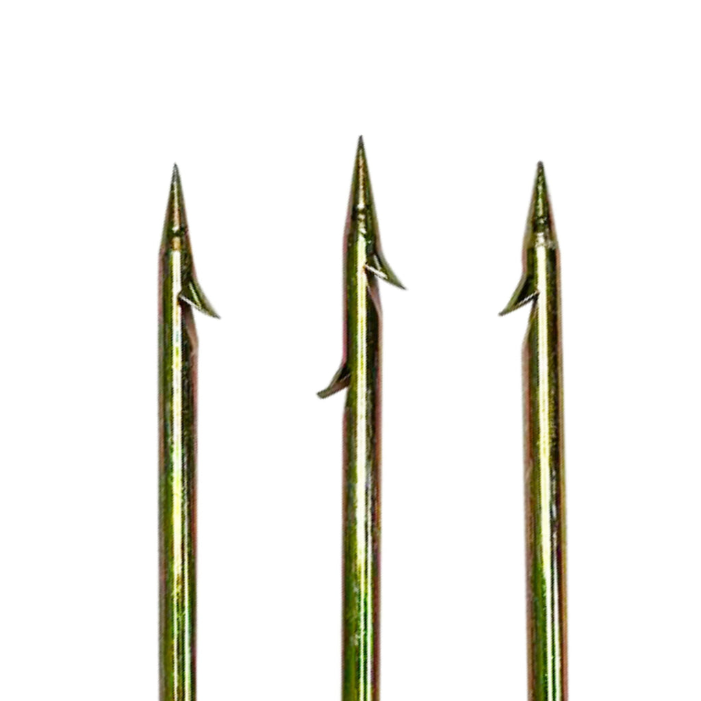 Spearfishing 3 Prong 8mm Spearhead Fork Harpoon Tip with Barbs