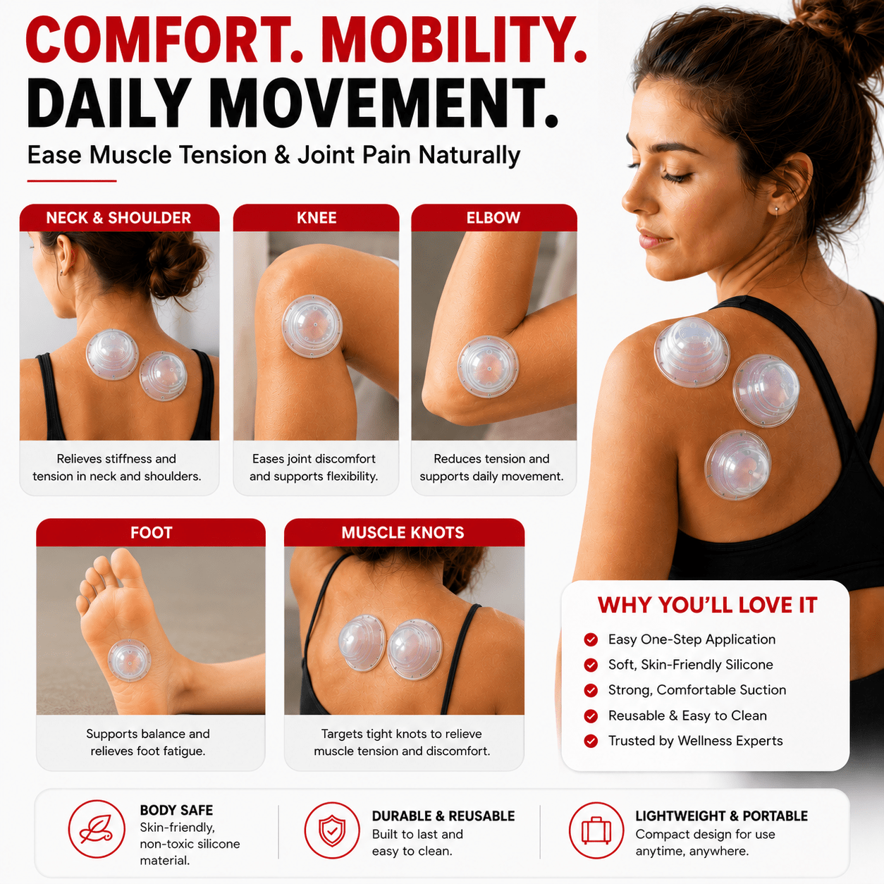 Ionic ENERGY Cupping Set, 2" 10 Cups