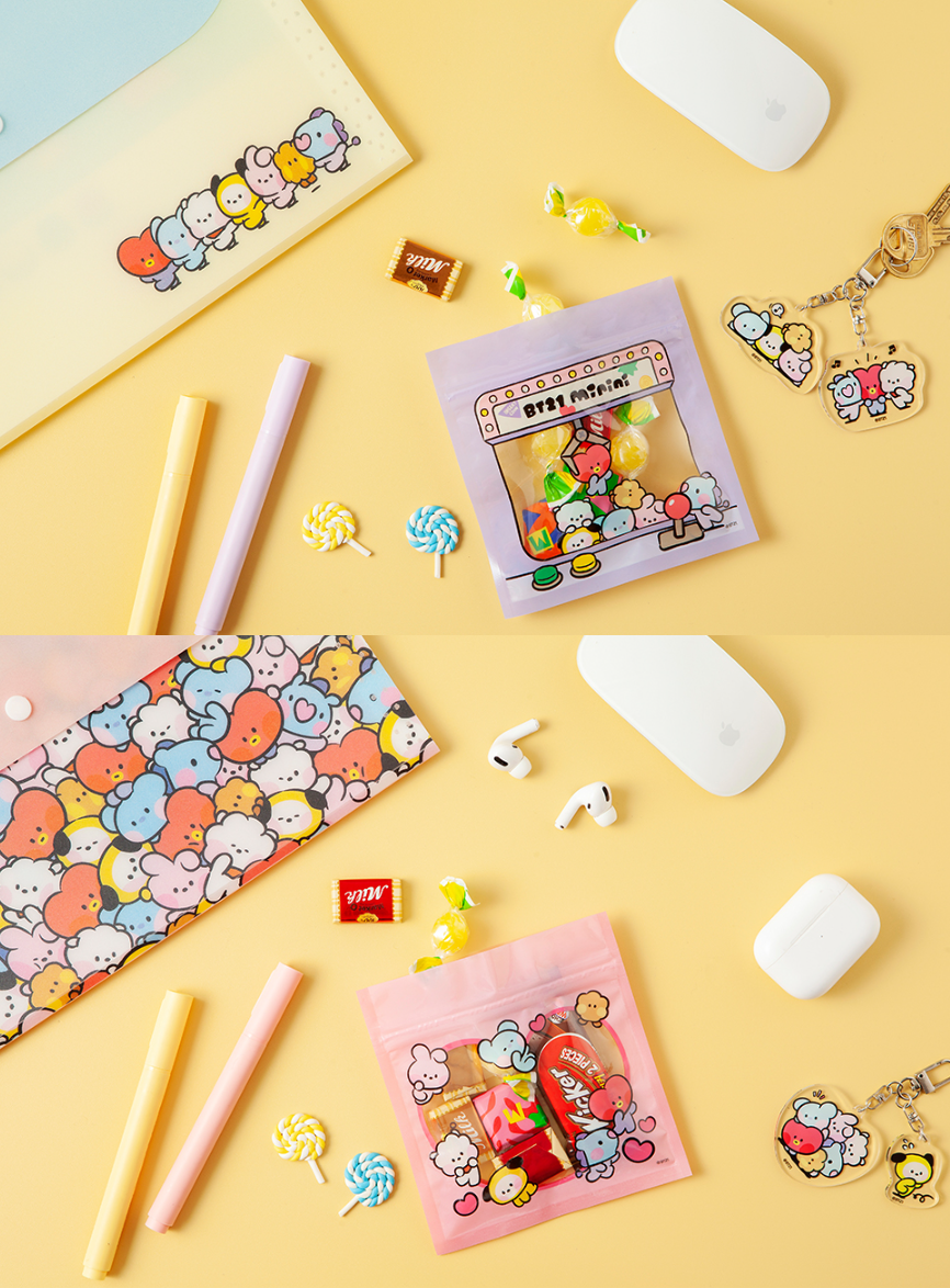 BTS x BT21 Zipper Bag