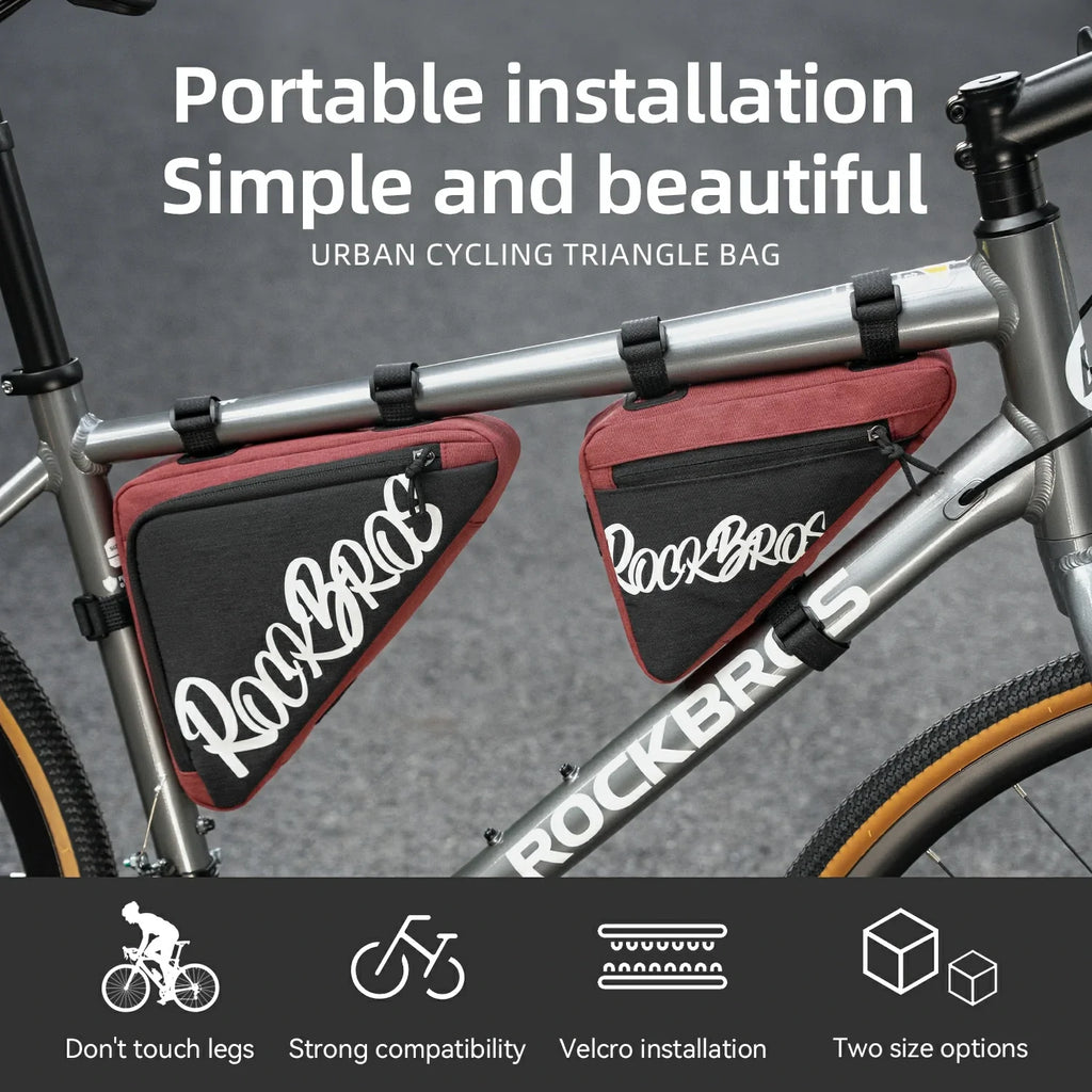 ROCKBROS FlashRide Sketch  Bike Triangle Bag