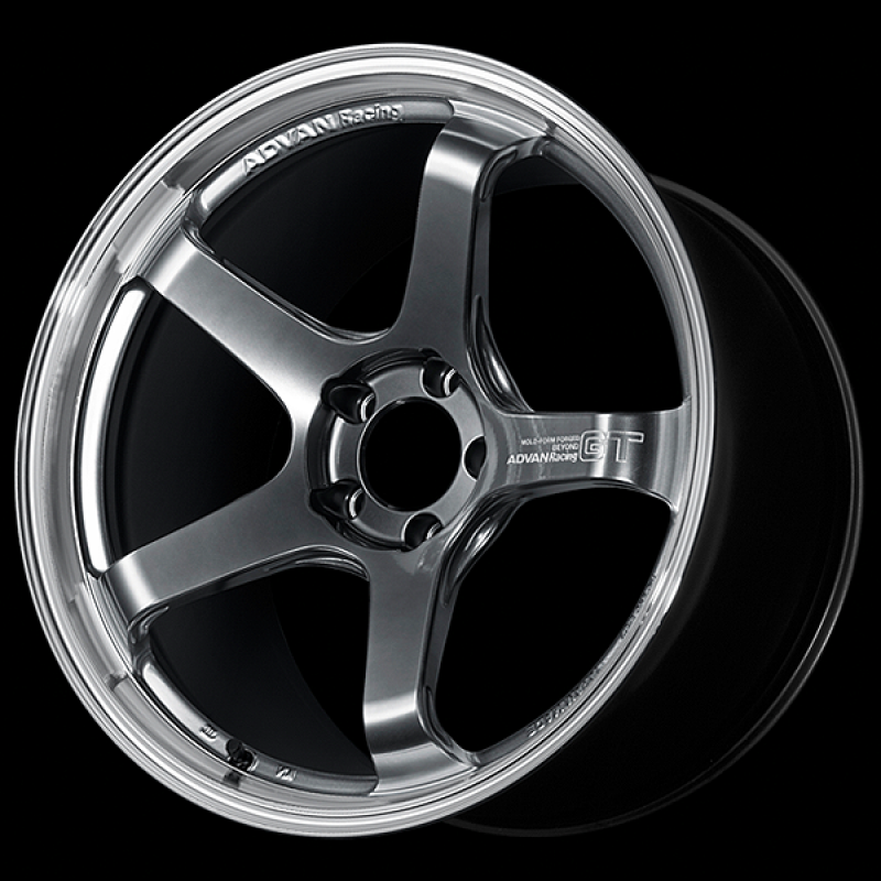 Advan GT Beyond 18X10.0 / +35 Offset / 5x114.3 BC / +35mm Bore / Machining and Hyper Platinum Black YAQB8K35EMPB