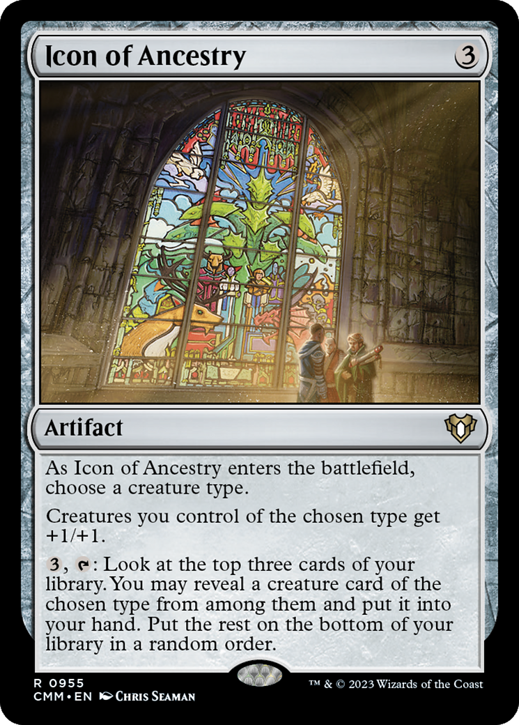 Icon of Ancestry (CMM-955) - Commander Masters
