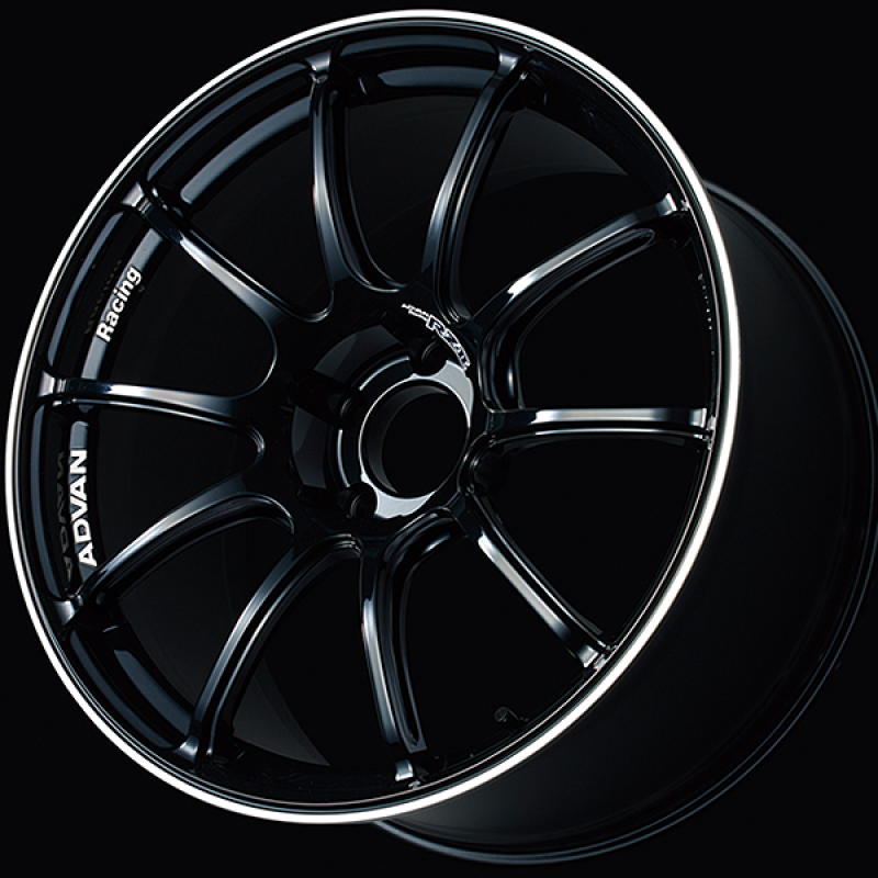 Advan RZII 17x7.5 / +48 Offset / 5x114.3 / 73mm Bore / Racing Gloss Black and Ring YAZ7F48EB