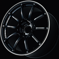 Advan RZII 18x8.0 / +48 Offset / 5x100 / 63mm Bore / Racing Gloss Black and Ring YAZ8G48DB