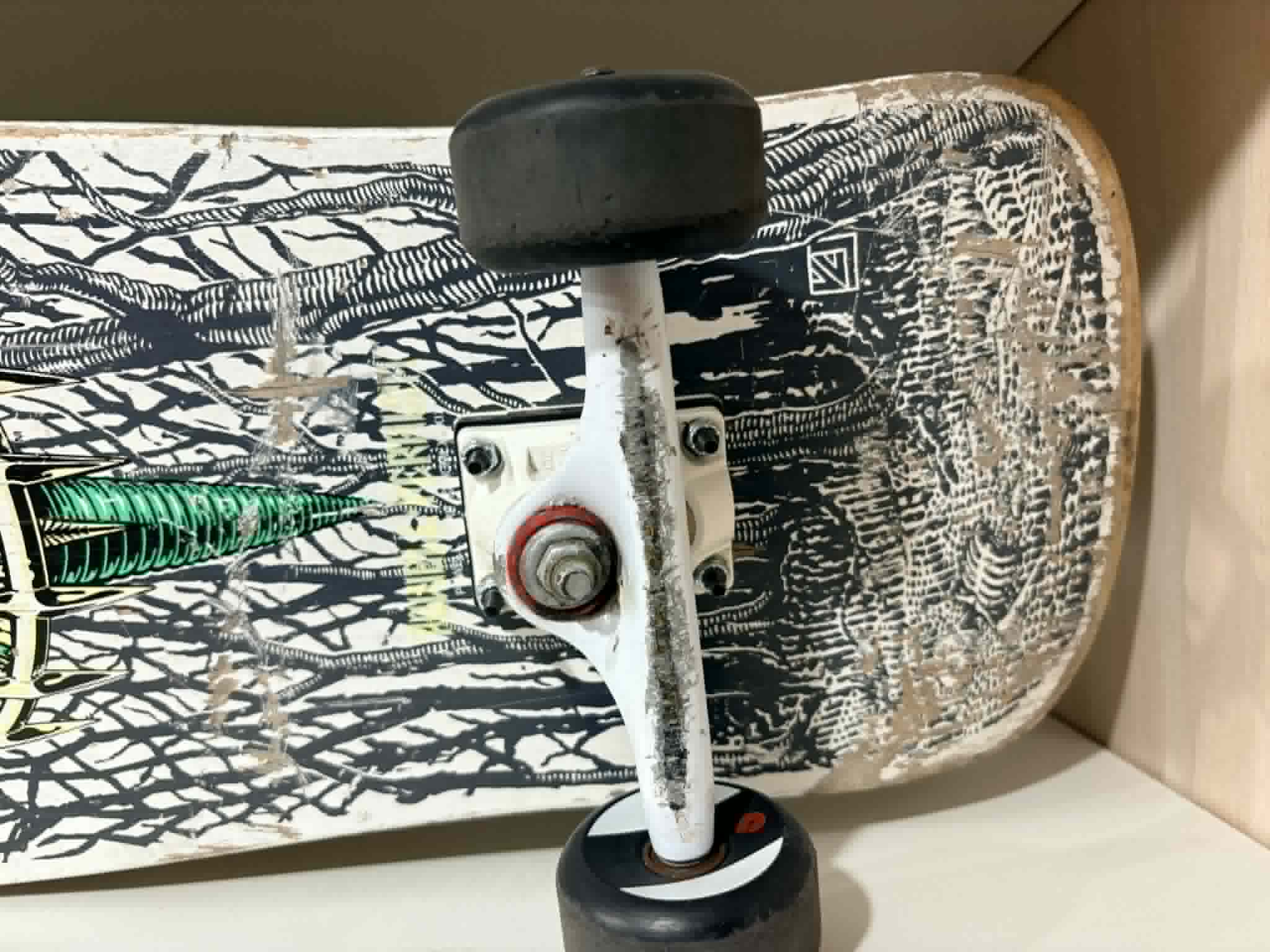 Powell Peralta Tony Hawk Claw White Original 80s USED Complete Skateboard