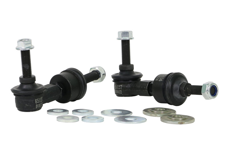 Whiteline Sway Bar Link Kit Heavy Duty Adj Steel Ball Nissan 240SX 1989-1998