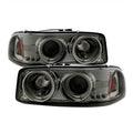 SPYDER GMC Sierra 1500/2500/3500 99-06 Projector Headlights CCFL Halo LED Smoke PRO-YD-CDE00-CCFL-SM 5064141
