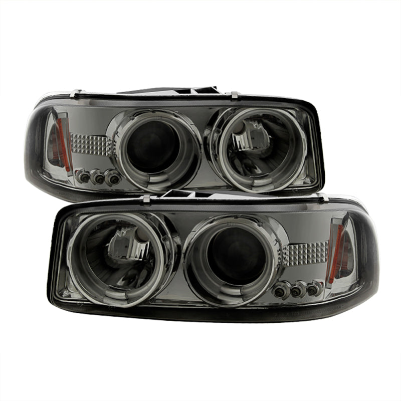 SPYDER GMC Sierra 1500/2500/3500 99-06 Projector Headlights CCFL Halo LED Smoke PRO-YD-CDE00-CCFL-SM 5064141