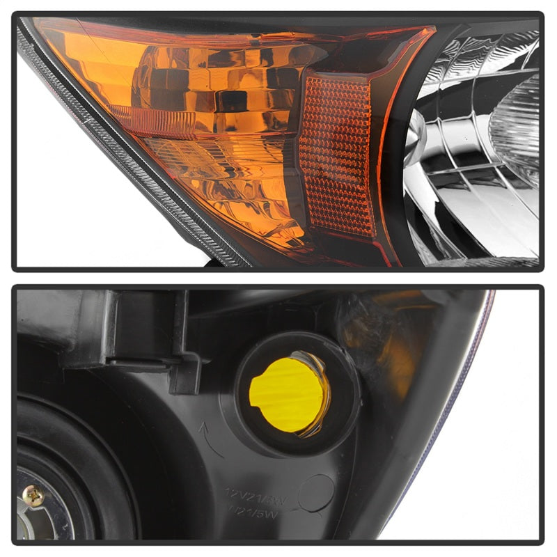 SPYDER xTune 06-08 Toyota RAV4 OEM Style Headlights - Black (HD-JH-TRAV06-AM-BK) 9042850