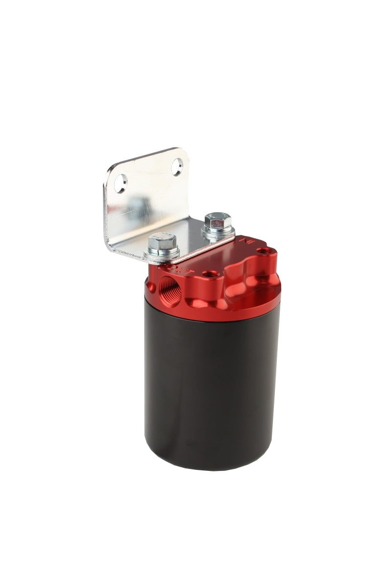 Aeromotive 100 Micron, Red/Black Canister Fuel Filter