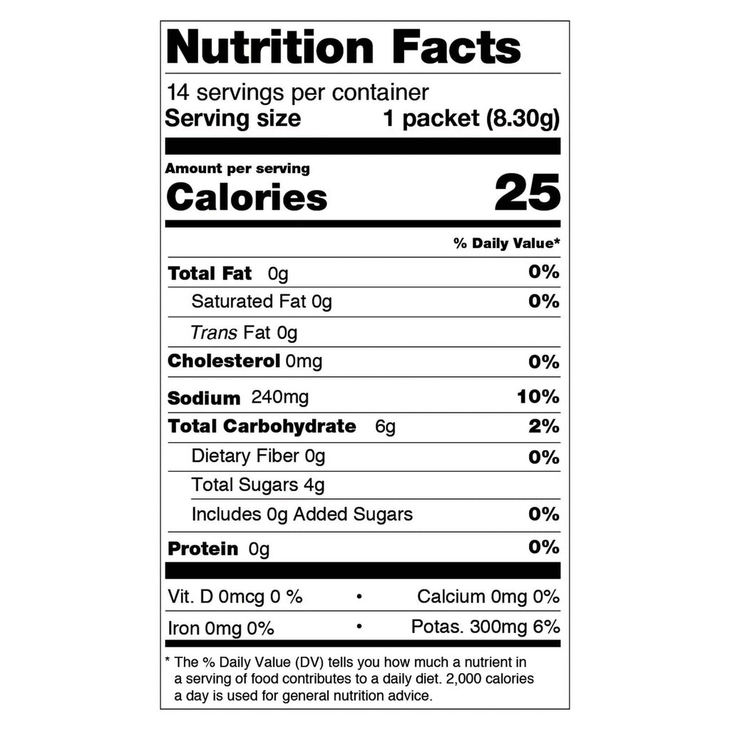Cure Electrolyte Drink Mix made with Coconut Water, Berry, 7.7-gram Packets HM1002