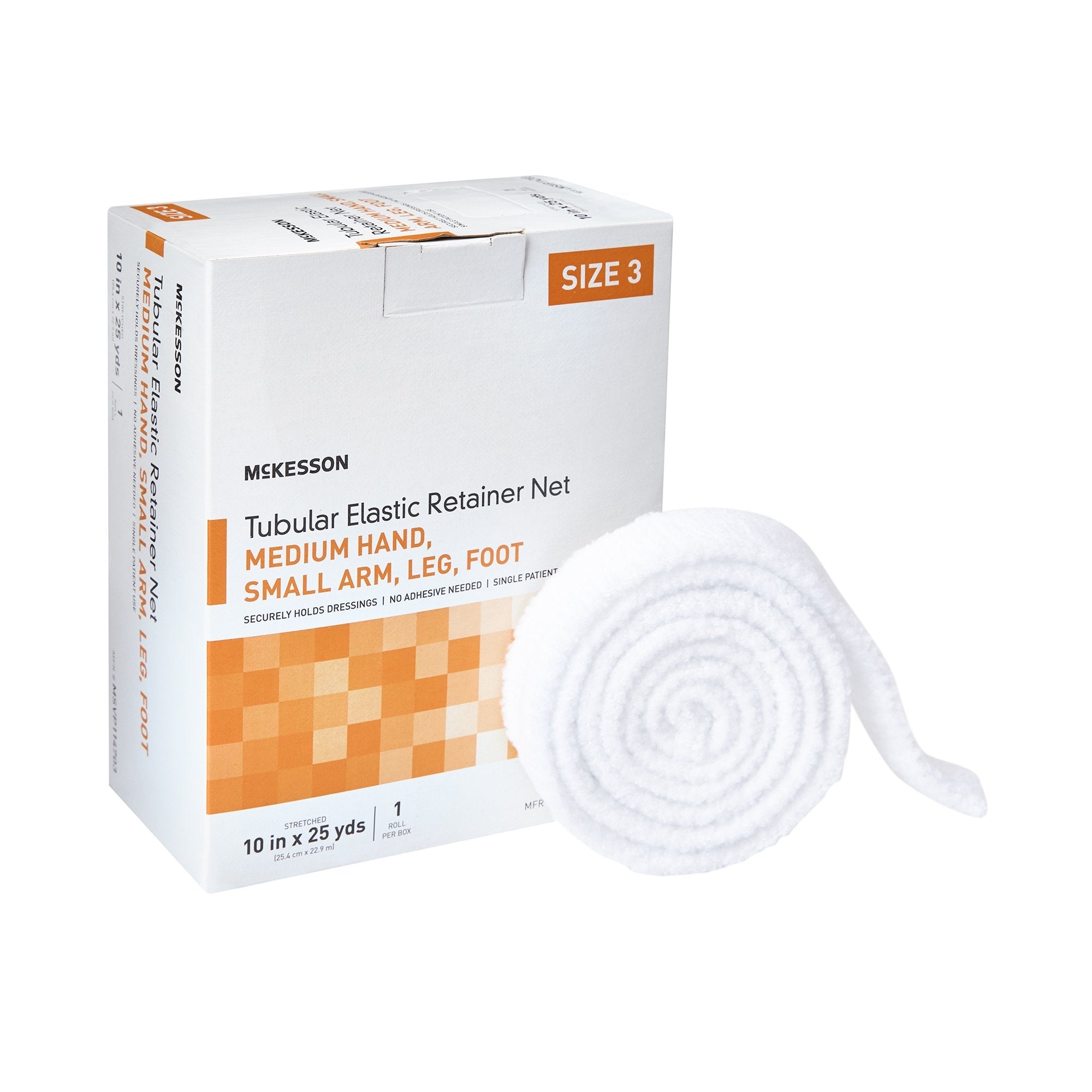 McKesson Tubular Bandage, 10 Inch x 25 Yard, Size 3 MSVP114703