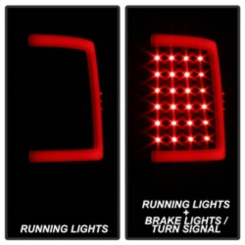 SPYDER xTune 13-18 Dodge Ram 1500 (LED Model Only) LED Tail Lights - Blk Smk (ALT-ON-DRAM13V2-LBLED-BSM) 9041020