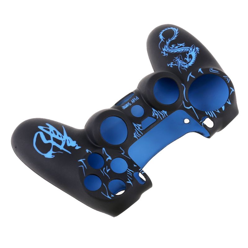 Laser Camouflage Silicone Rubber Sleeve Dragon Pattern Protective Sleeve