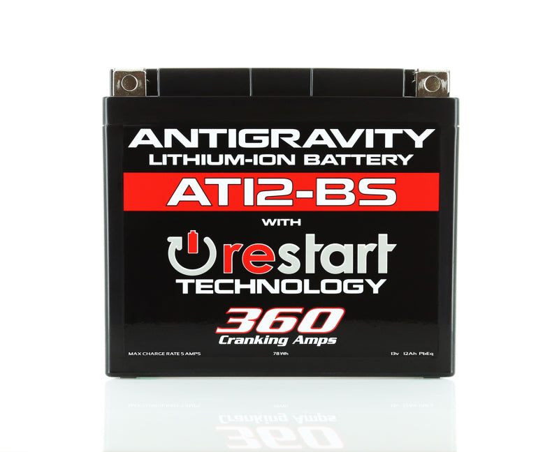 Antigravity Batteries Antigravity YT12-BS Lithium Battery w/Re-Start AG-AT12BS-RS