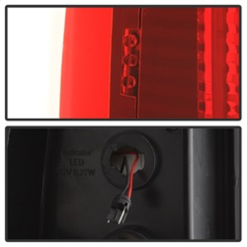 SPYDER xTune Chevy Silverado 1500/2500/3500 99-02 / Version 3 Tail Lights Red Clear ALT-ON-CS99V3-LBLED-RC 9038792