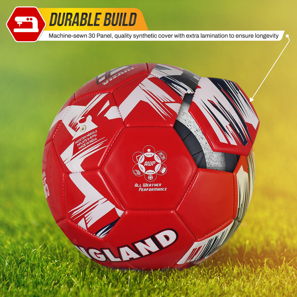 National Team Soccer Balls-England Red