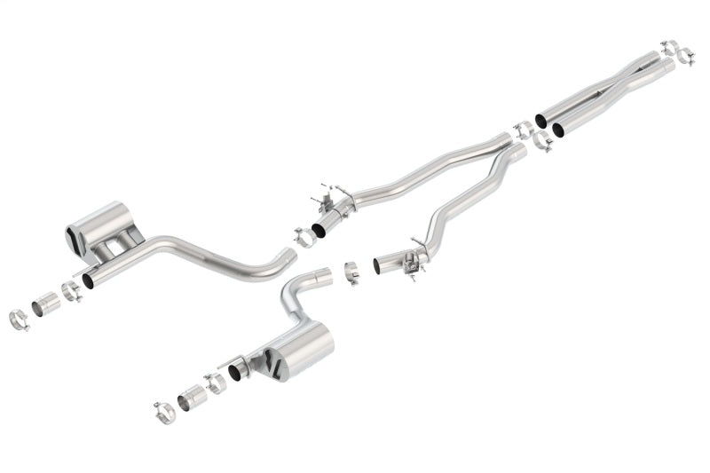 Borla 2015 Dodge Charger Hellcat 6.2L V8 ATAK Catback Exhaust w/ Valves No Tips Factory Valance 140667