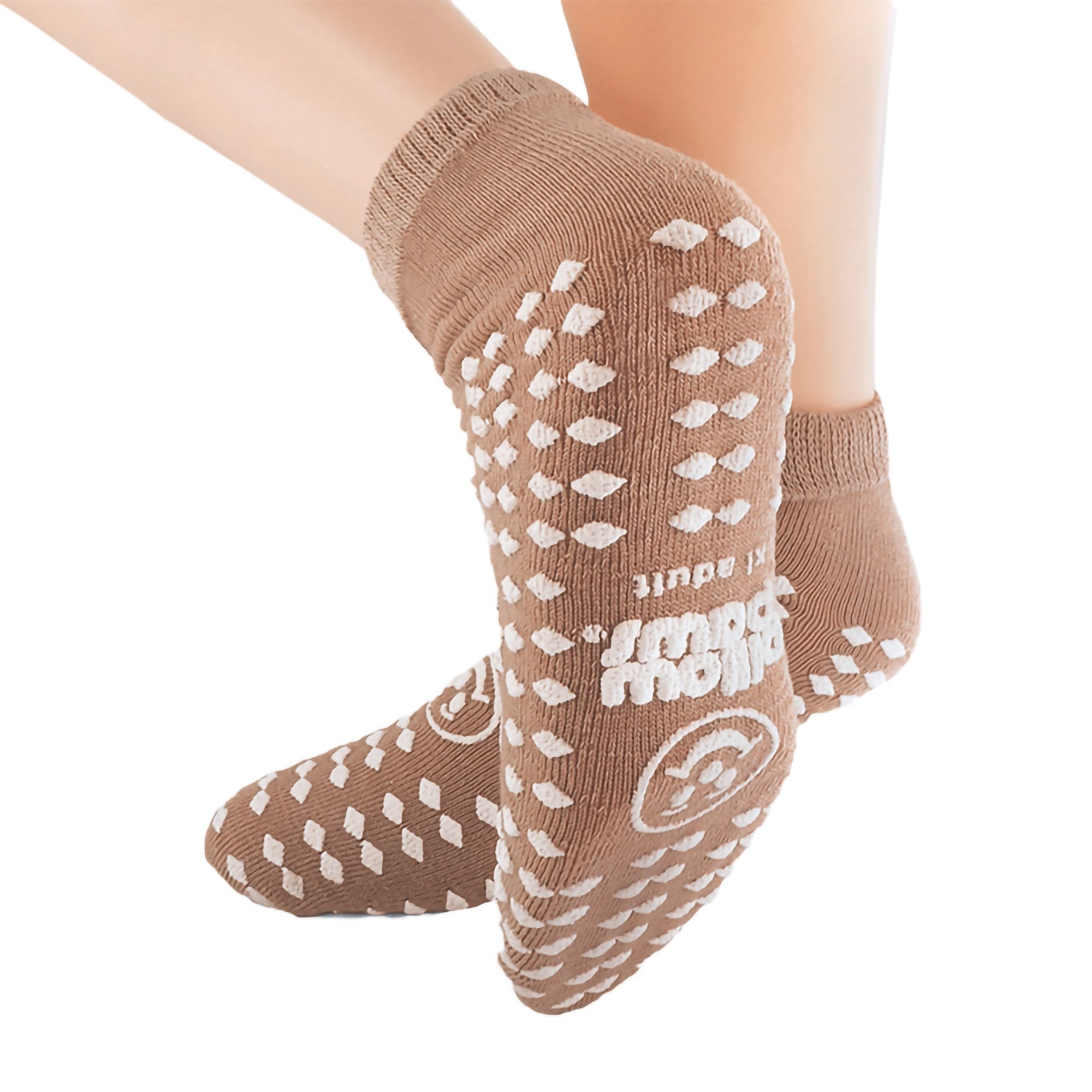 Pillow Paws® Ankle High Double Imprint Terries™ Slipper Socks, X-Large 1097-001