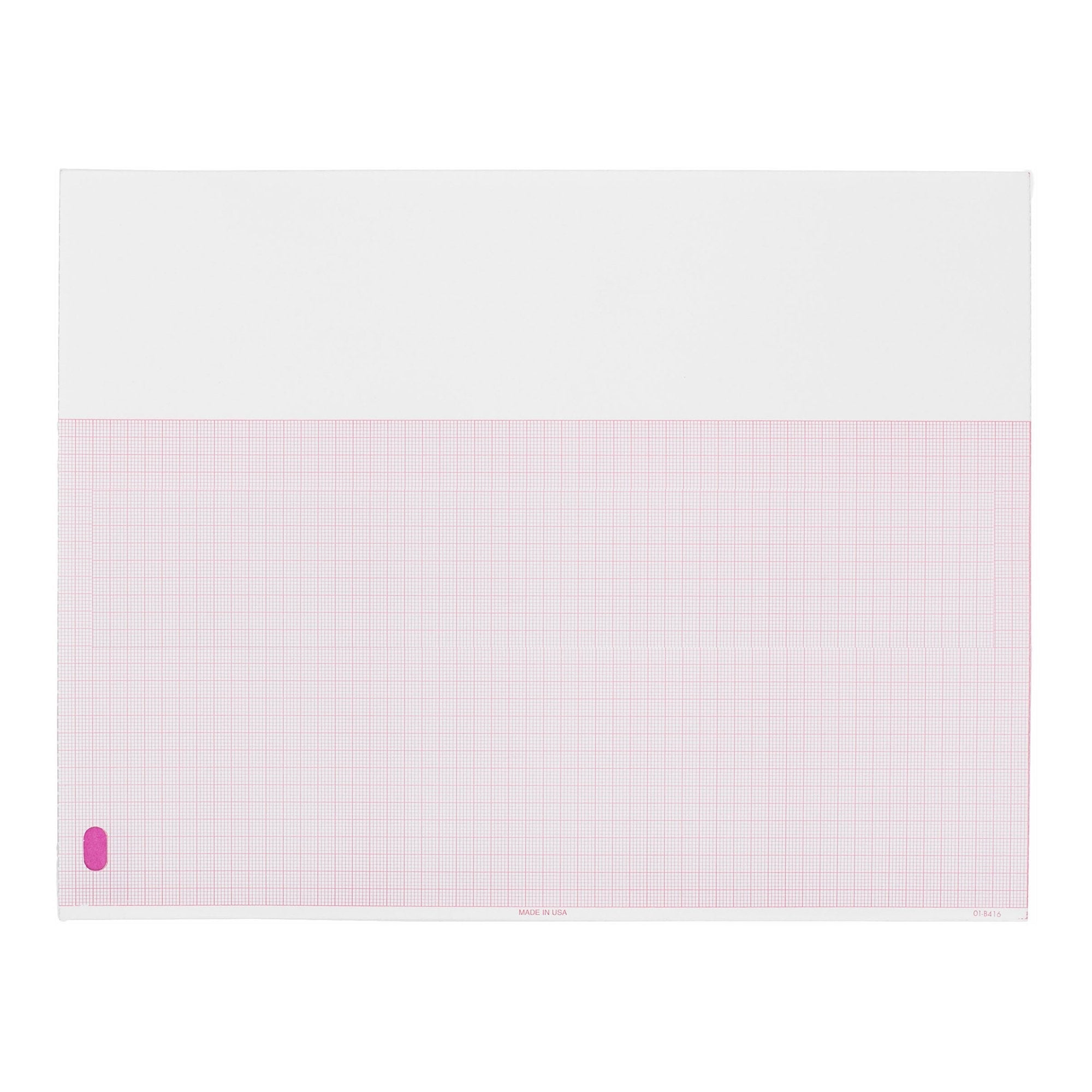 Philips ECG Recording Paper Thermal 8.5x11 Z-Fold Red Grid M3707A M3707A
