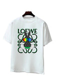 Loewe T-Shirt Without Collar 'White-Green'