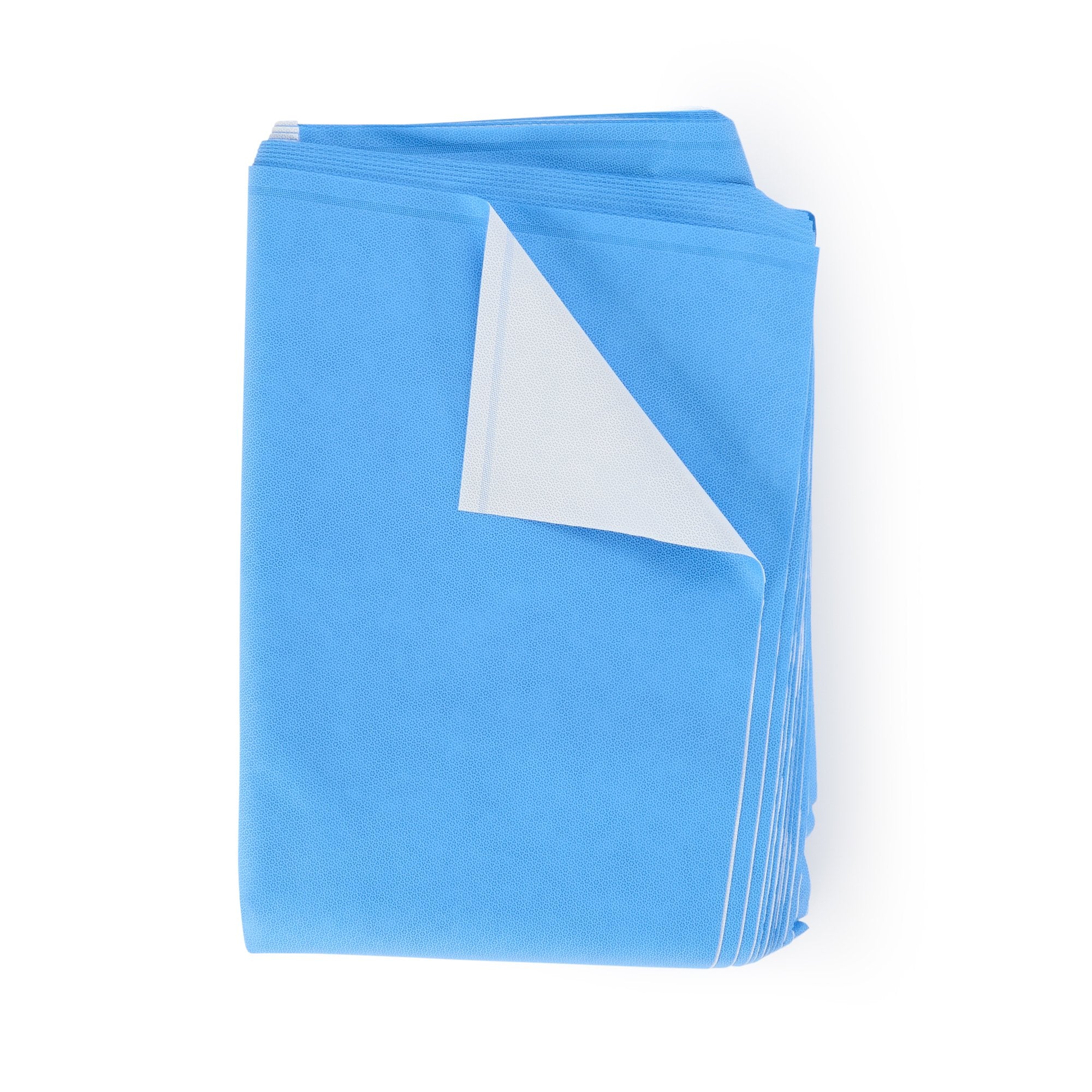 QUICK CHECK* H600 Sterilization Wrap White / Blue 48 X 48 Inch Dual Layer SMS Polypropylene Steam / EO Gas / Hydrogen Peroxide - 34147